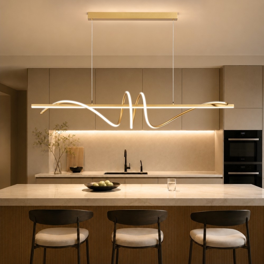 BRILAGI - LED ρυθμιζόμενος πολυέλαιος σε καλώδιο SIGNATURE LED/50W/230V 3000-6000K 120 cm χρυσό + τηλεχειριστήριο