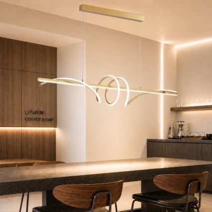 BRILAGI - LED ρυθμιζόμενος πολυέλαιος σε καλώδιο SIGNATURE LED/50W/230V 3000-6000K 120 cm χρυσό + τηλεχειριστήριο