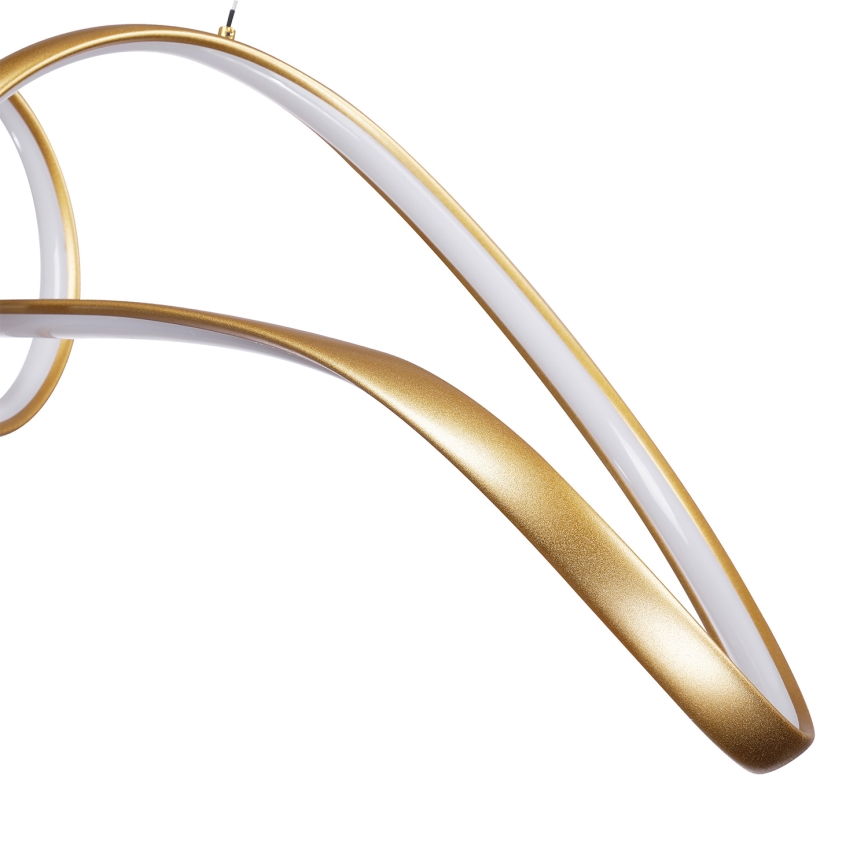 Brilagi - Ρυθμιζόμενο κρεμαστό φωτιστικό LED σε καλώδιο TWISTER LED/60W/230V 3000-6000K σε χρυσό + τηλεχειριστήριο