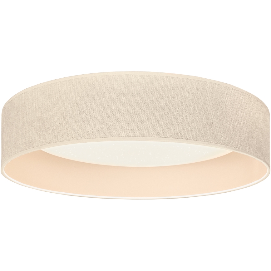 Brilagi - LED ρυθμιζόμενο φωτιστικό οροφής VELVET SMARTIX STARS LED/24W/230V 3000-6000K Ø 45 cm εκρού Wi-Fi Tuya Beacon + τηλεχειριστήριο