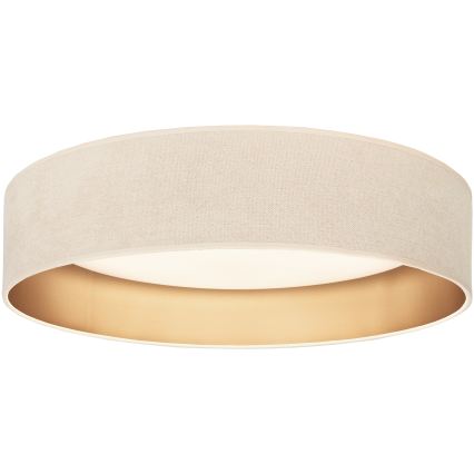 Brilagi - Ρυθμιζόμενο LED φωτιστικό οροφής VELVET SMARTIX LED/36W/230V 3000-6000K Ø 55 cm κρεμ/χρυσό Wi-Fi Tuya Beacon + τηλεχειριστήριο