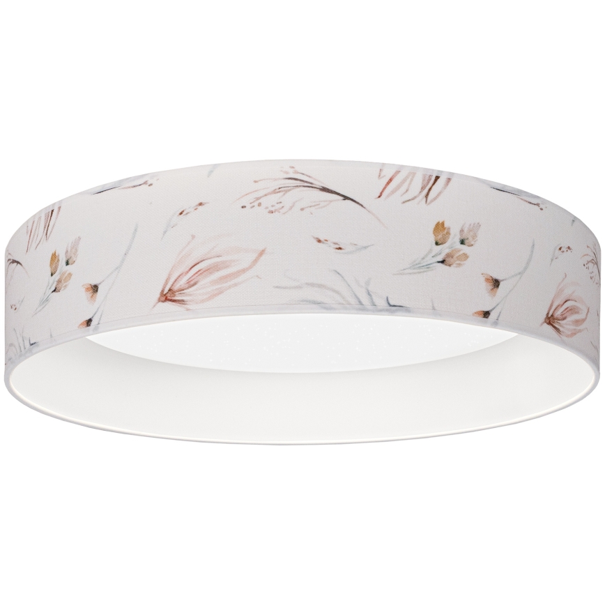 Brilagi - Ρυθμιζόμενο φωτιστικό οροφής VELVET SMARTIX STARS LED/36W/230V 3000-6000K διάμ. 55 cm λευκό/λουλούδια Wi-Fi Tuya Beacon + τηλεχειριστήριο