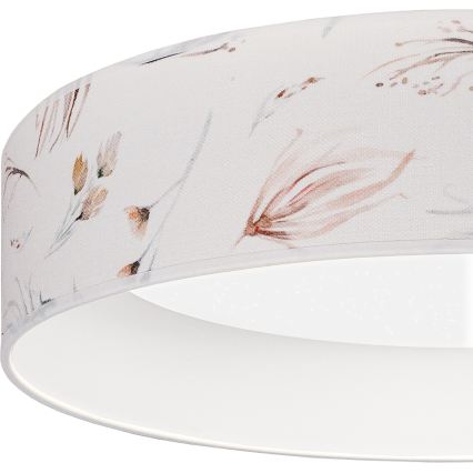 Brilagi - Ρυθμιζόμενο φωτιστικό οροφής VELVET SMARTIX STARS LED/36W/230V 3000-6000K διάμ. 55 cm λευκό/λουλούδια Wi-Fi Tuya Beacon + τηλεχειριστήριο