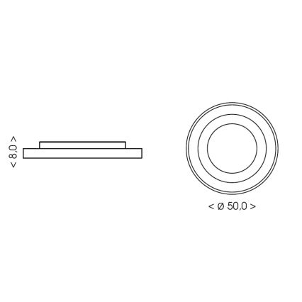BRILAGI - LED Ρυθμιζόμενο παιδικό φωτιστικό οροφής ASTRO LED/55W/230V 3000-6000K Ø 50 cm + τηλεχειριστήριο