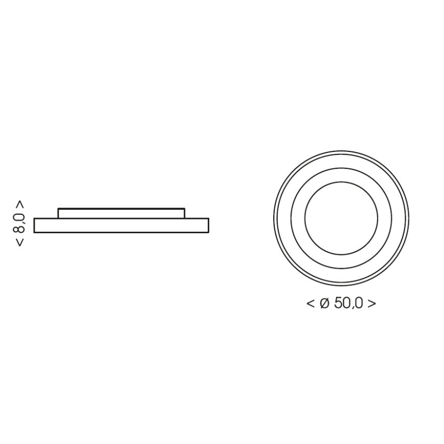 BRILAGI - LED Ρυθμιζόμενο παιδικό φωτιστικό οροφής ASTRO LED/55W/230V 3000-6000K Ø 50 cm + τηλεχειριστήριο