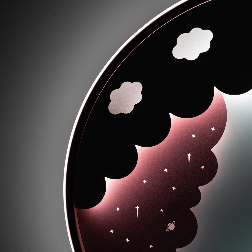 Brilagi - Ρυθμιζόμενο LED παιδικό φωτιστικό οροφής UNICORN LED/68W/230V 3000-6000K διάμ. 49 cm + τηλεχειριστήριο