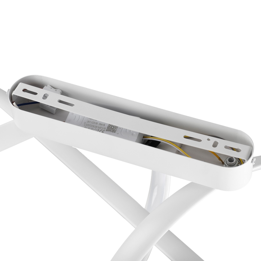 Brilagi - Ρυθμιζόμενο LED επιφανειακό φωτιστικό οροφής TWISTER LED/60W/230V 3000-6000K λευκό + τηλεχειριστήριο