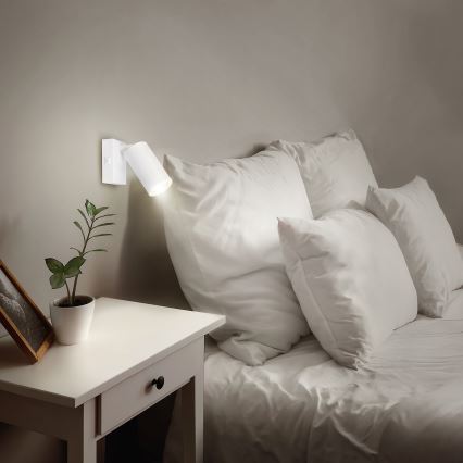 Brilagi - LED RGBW Ρυθμιζόμενο Επιτοίχιο Σποτ SELE 1xGU10/4,8W/230V 3000K λευκό + τηλεχειριστήριο