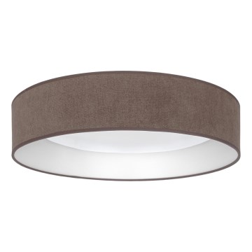 Brilagi - LED ρυθμιζόμενο οροφής φωτιστικό VELVET SMARTIX LED/24W/230V 3000-6000K Ø 45 cm καφέ Wi-Fi Tuya Beacon + τηλεχειριστήριο