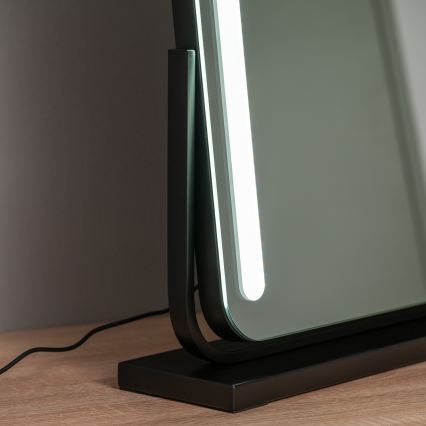 BRILAGI - Ρυθμιζόμενος LED καθρέφτης για μακιγιάζ CALIFORNIA LED/22W/230V 3000/4000/6500K 58x43 cm μαύρο
