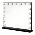 Brilagi - LED ρυθμιζόμενος καθρέφτης μακιγιάζ HOLLYWOOD LED/15W/230V 3000/4000/6500K 60x50 cm μαύρος