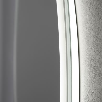 Brilagi - LED θερμαινόμενος καθρέφτης μπάνιου AVA PRO LED/18,5W/230V διάμ. 60 cm IP44 CRI 90 ρυθμιζόμενος + CCT