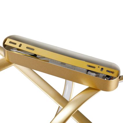 Brilagi - Ρυθμιζόμενο επιφανειακό φωτιστικό οροφής TWISTER LED/60W/230V 3000-6000K χρυσό + τηλεχειριστήριο