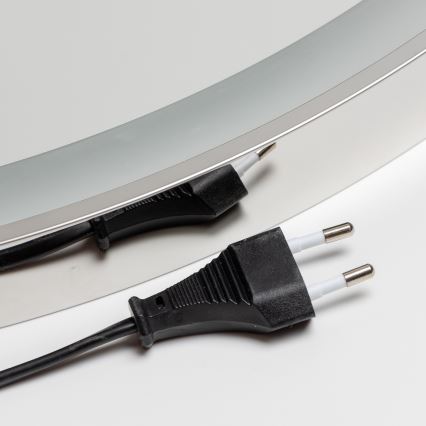 Brilagi - LED θερμαινόμενος καθρέφτης μπάνιου με ρύθμιση φωτεινότητας και ενσωματωμένο φωτισμό ALU PRO LED/18W/230V Ø 60 cm 3000/4000/6500K IP44 γυαλιστερό χρώμιο CRI 90