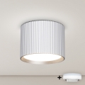 Brilagi - LED RGB+CCT ρυθμιζόμενο φωτιστικό σποτ STRIPY 1xGX53/14W/230V 2700-6500K Wi-Fi Tuya ασημί