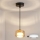 Brilagi - LED RGB+CCT Ρυθμιζόμενο κρεμαστό φωτιστικό σε καλώδιο AURA LUX 1xGX53/14W/230V 2700-6500K Wi-Fi Tuya μαύρο/χρυσό