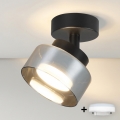 Brilagi - LED RGB+CCT ρυθμιζόμενο σποτ AURA LUX 1xGX53/14W/230V 2700-6500K Wi‑Fi Tuya μαύρο/καπνιστό