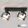 Brilagi - LED RGB+CCT Ρυθμιζόμενο σποτ AURA LUX 2xGX53/14W/230V 2700-6500K Wi‑Fi Tuya μαύρο/καπνιστό