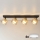 Brilagi - LED RGB+CCT ρυθμιζόμενο σποτ AURA LUX 4xGX53/14W/230V 2700-6500K Wi-Fi Tuya μαύρο/χρυσό