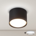 Brilagi - LED RGB+CCT Ρυθμιζόμενο σποτ φωτιστικό SMOOTH 1xGX53/14W/230V 2700-6500K Wi-Fi Tuya μαύρο