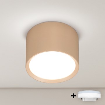 Brilagi - LED RGB+CCT Ρυθμιζόμενο σποτ φωτιστικό SMOOTH 1xGX53/14W/230V 2700-6500K Wi-Fi Tuya μπεζ