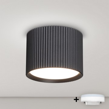 Brilagi - LED RGB+CCT ρυθμιζόμενο σποτ φωτιστικό STRIPY 1xGX53/14W/230V 2700-6500K Wi-Fi Tuya μαύρο