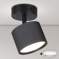 Brilagi - LED RGB+CCT Ρυθμιζόμενο σποτ STRIPY 1xGX53/14W/230V 2700-6500K Wi-Fi Tuya μαύρο