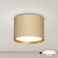 BRILAGI - LED RGB+CCT ρυθμιζόμενο σποτ STRIPY 1xGX53/14W/230V 60x82 mm 2700-6500K Wi-Fi Tuya χρυσό