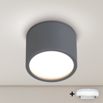 BRILAGI - LED RGB+CCT Ρυθμιζόμενο σποτ μπάνιου SMOOTH1xGX53/14W/230V 60x82 mm 2700-6500K Wi-Fi Tuya ανθρακί IP54