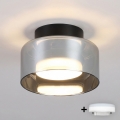 BRILAGI - LED RGB+CCT Ρυθμιζόμενο σποτ οροφής AURA LUX 1xGX53/14W/230V 2700-6500K Wi-Fi Tuya μαύρο/καπνιστό