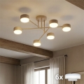 Brilagi - LED RGB+CCT Ρυθμιζόμενο επικαθήμενο φωτιστικό οροφής MONO 6xGX53/14W/230V 2700-6500K Wi-Fi Tuya μαύρο