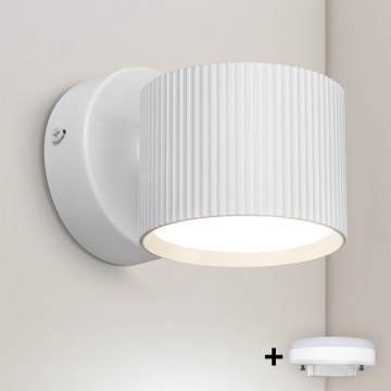 Brilagi - LED RGB+CCT Ρυθμιζόμενο επιτοίχιο φωτιστικό σποτ STRIPY 1xGX53/14W/230V 2700-6500K Wi-Fi Tuya λευκό