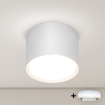 Brilagi - LED RGB+CCT Ρυθμιζόμενο εντοιχισμένο σποτ SMOOTH 1xGX53/14W/230V 2700-6500K Wi-Fi Tuya λευκό