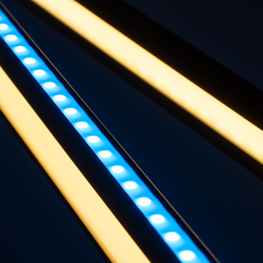 Brilagi - LED RGBTW ρυθμιζόμενη επιτραπέζια λάμπα με έλεγχο αφής και κλιπ VARIO LED/18W/230V 3000-6500K CRI 96 μαύρη