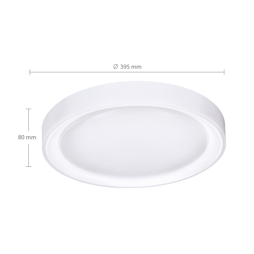 Brilagi - Ρυθμιζόμενο φωτιστικό οροφής LED RGB FLOCO LED/30W/230V διάμ. 39,5 cm 3000-6500K Wi-Fi Tuya + LED/6W + τηλεχειριστήριο