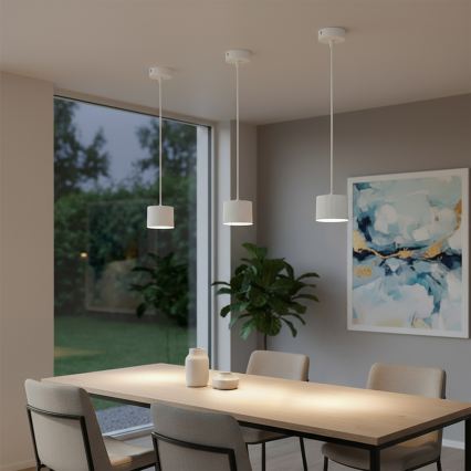 Brilagi - LED RGB+CCT Ρυθμιζόμενο κρεμαστό φωτιστικό με καλώδιο STRIPY 1xGX53/14W/230V 2700-6500K Wi-Fi Tuya λευκό