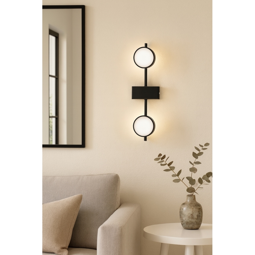 Brilagi - LED RGB+CCT Ρυθμιζόμενο σποτ MONO 2xGX53/14W/230V 2700-6500K Wi-Fi Tuya μαύρο