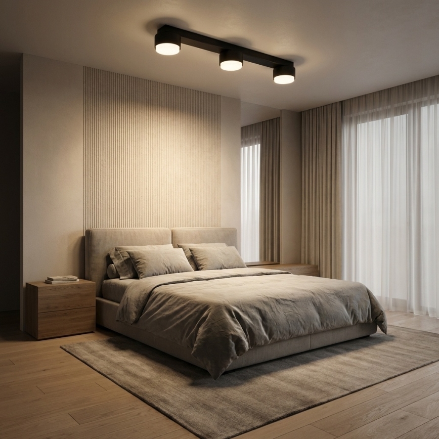 Brilagi - LED RGB+CCT ρυθμιζόμενο σποτ MONO 3xGX53/14W/230V 2700-6500K Wi-Fi Tuya μαύρο