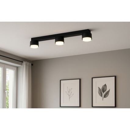 Brilagi - LED RGB+CCT ρυθμιζόμενο σποτ MONO 3xGX53/14W/230V 2700-6500K Wi-Fi Tuya μαύρο