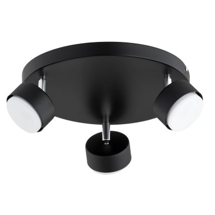 Brilagi - LED RGB+CCT ρυθμιζόμενο σποτ MONO 3xGX53/14W/230V 2700-6500K Wi-Fi Tuya μαύρο