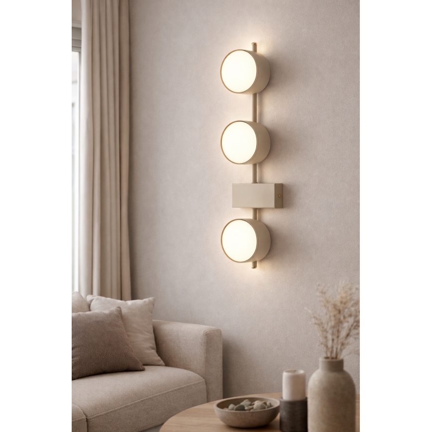 Brilagi - LED RGB+CCT Ρυθμιζόμενο σποτ MONO 3xGX53/14W/230V 2700-6500K Wi-Fi Tuya μπεζ