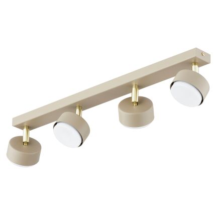 Brilagi - LED RGB+CCT Ρυθμιζόμενο σημειακό φωτιστικό MONO 4xGX53/14W/230V 2700-6500K Wi-Fi Tuya μπεζ