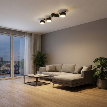 Brilagi - LED RGB+CCT Ρυθμιζόμενο σποτ MONO 3xGX53/14W/230V 2700-6500K Wi-Fi Tuya μαύρο