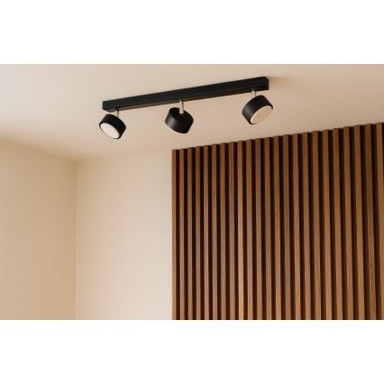 Brilagi - LED RGB+CCT ρυθμιζόμενο σποτ MONO 3xGX53/14W/230V 2700-6500K Wi-Fi Tuya μαύρο