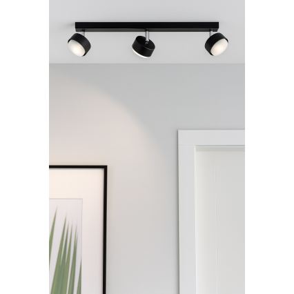 Brilagi - LED RGB+CCT ρυθμιζόμενο σποτ MONO 3xGX53/14W/230V 2700-6500K Wi-Fi Tuya μαύρο