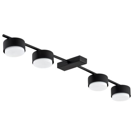 Brilagi - LED RGB+CCT ρυθμιζόμενο σημειακό φωτιστικό MONO 4xGX53/14W/230V 2700-6500K Wi-Fi Tuya μαύρο
