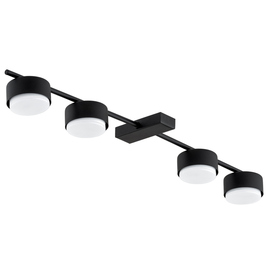 Brilagi - LED RGB+CCT ρυθμιζόμενο σημειακό φωτιστικό MONO 4xGX53/14W/230V 2700-6500K Wi-Fi Tuya μαύρο