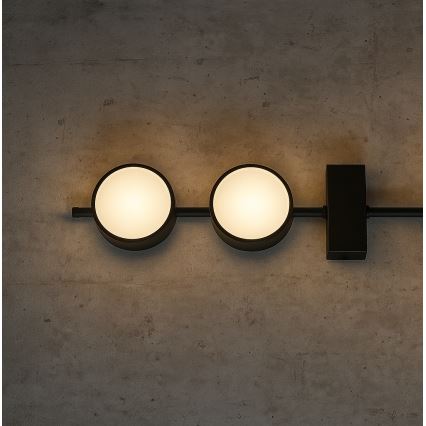 Brilagi - LED RGB+CCT ρυθμιζόμενο σημειακό φωτιστικό MONO 4xGX53/14W/230V 2700-6500K Wi-Fi Tuya μαύρο