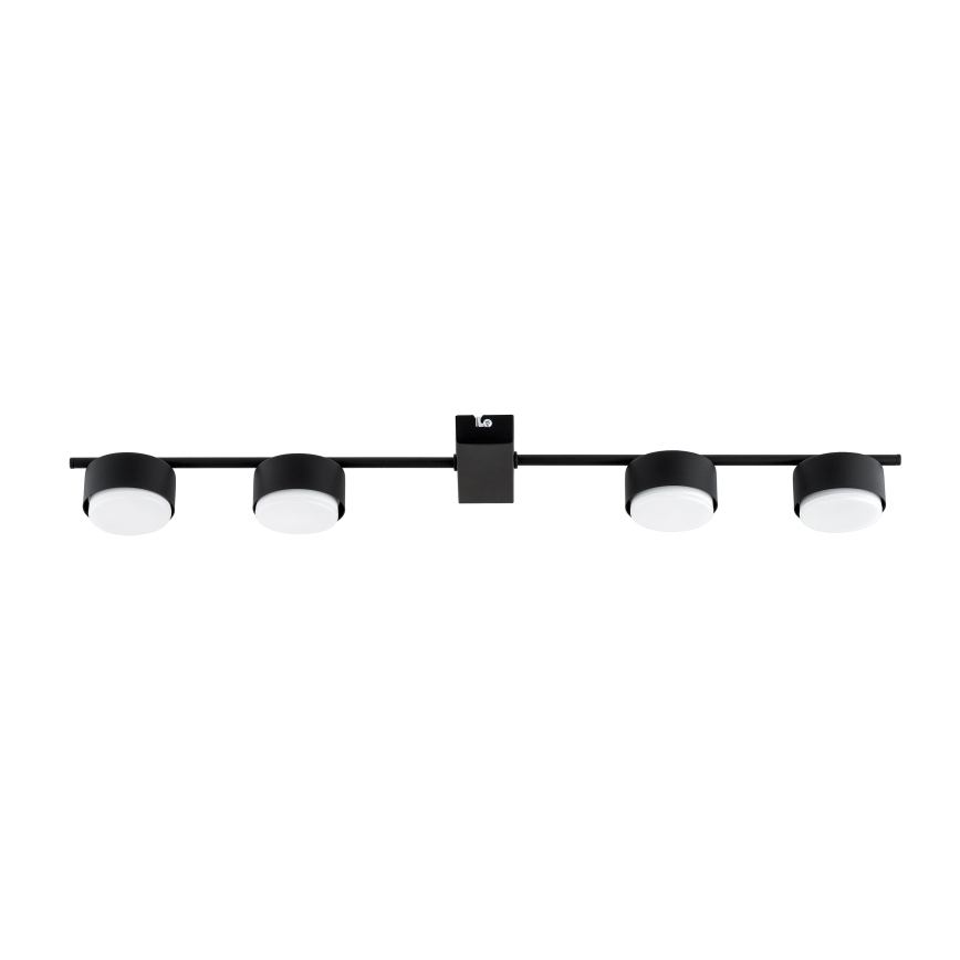 Brilagi - LED RGB+CCT ρυθμιζόμενο σημειακό φωτιστικό MONO 4xGX53/14W/230V 2700-6500K Wi-Fi Tuya μαύρο