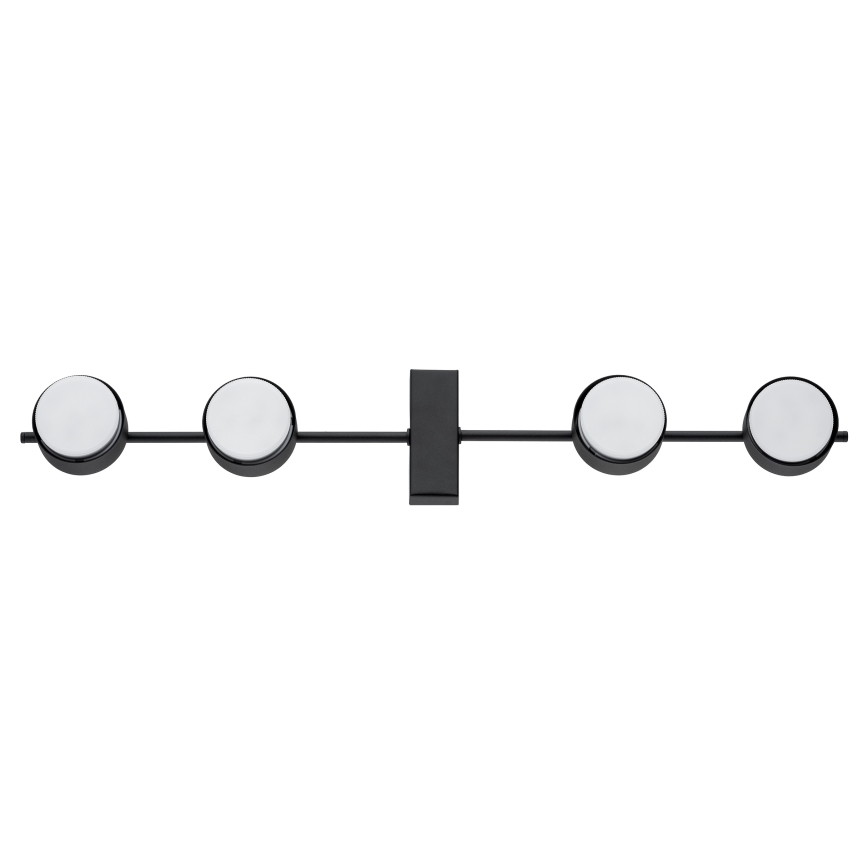 Brilagi - LED RGB+CCT ρυθμιζόμενο σημειακό φωτιστικό MONO 4xGX53/14W/230V 2700-6500K Wi-Fi Tuya μαύρο